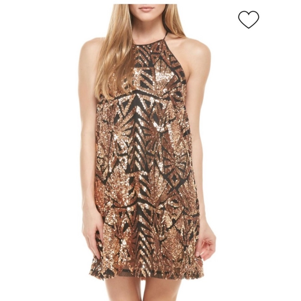 EVERLY Sequin Shift Homecoming Formal Party Dress M
